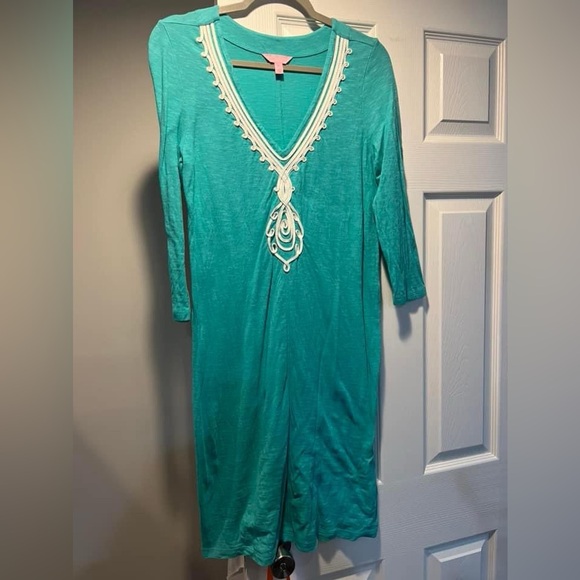 Lilly Pulitzer turquoise dress - Picture 1 of 1